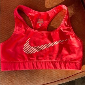 Nike candy cane sports bra